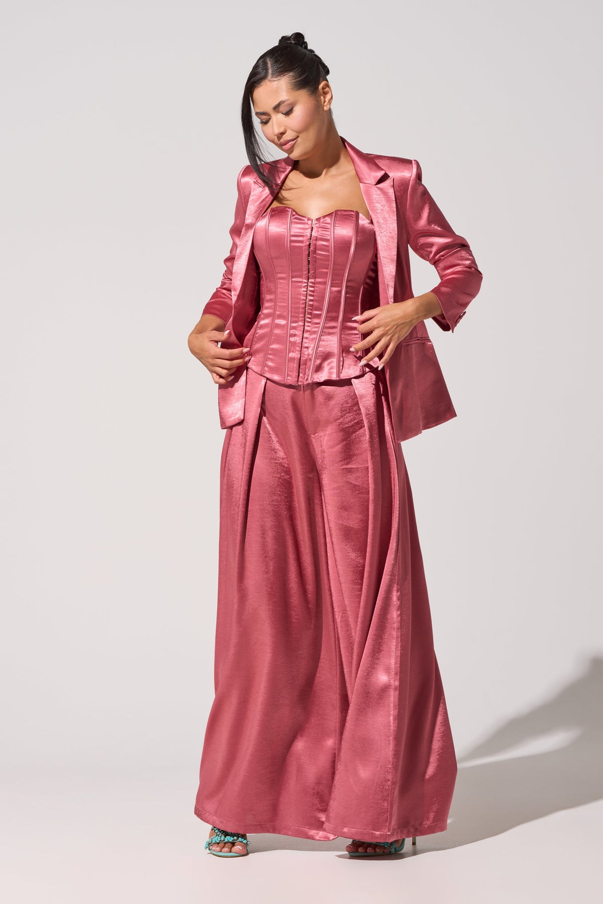 IN FULL BLOOM TROUSER IN MAUVE