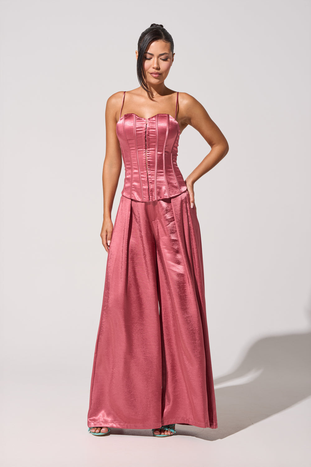 IN FULL BLOOM TROUSER IN MAUVE