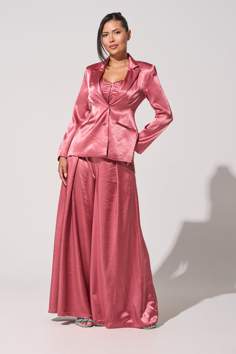 IN FULL BLOOM TROUSER IN MAUVE