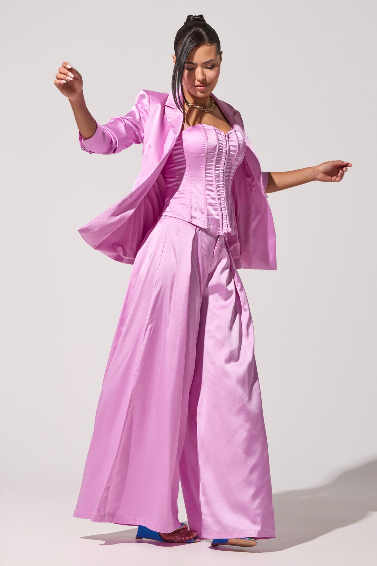 IN FULL BLOOM LIGHT PURPLE TROUSER