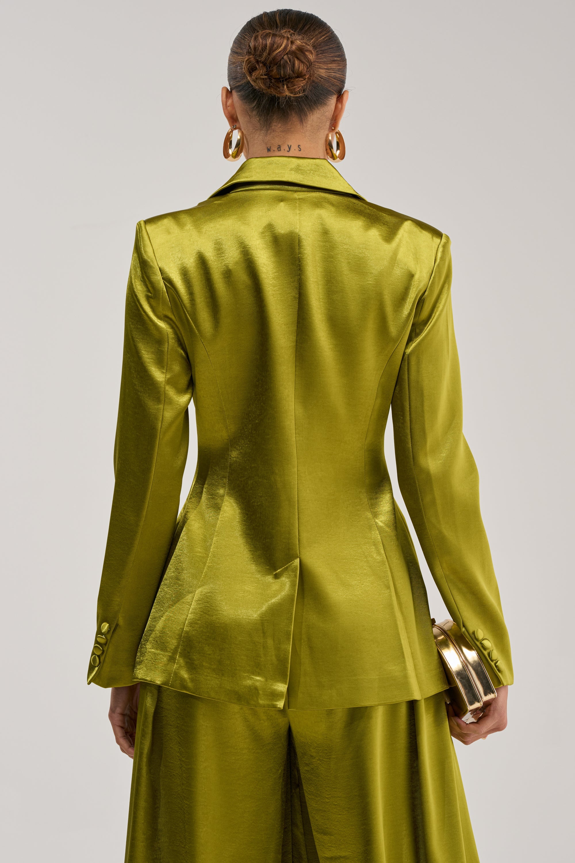 LUCKY ONE SATIN BLAZER
