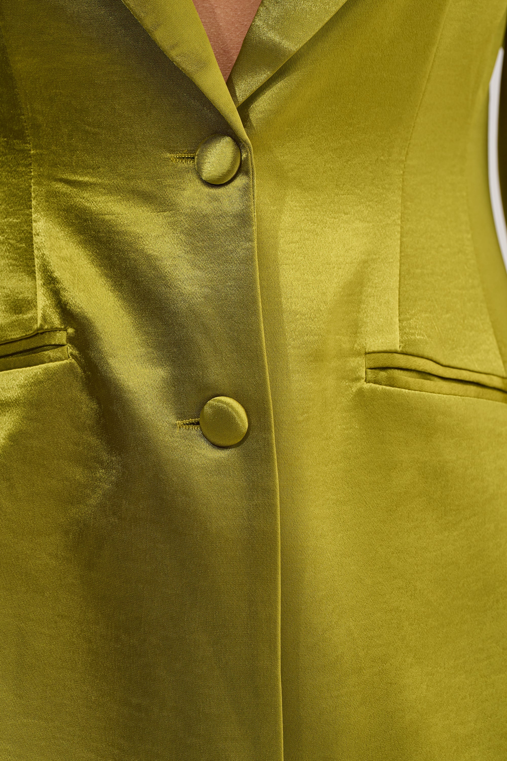 LUCKY ONE SATIN BLAZER