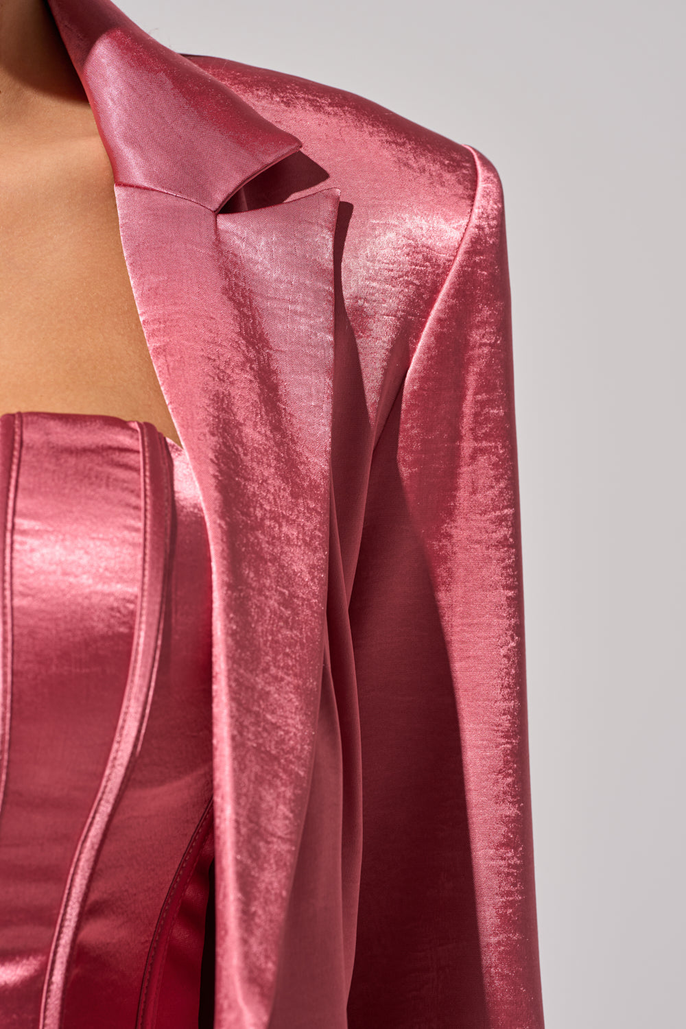 IN FULL BLOOM BLAZER IN MAUVE