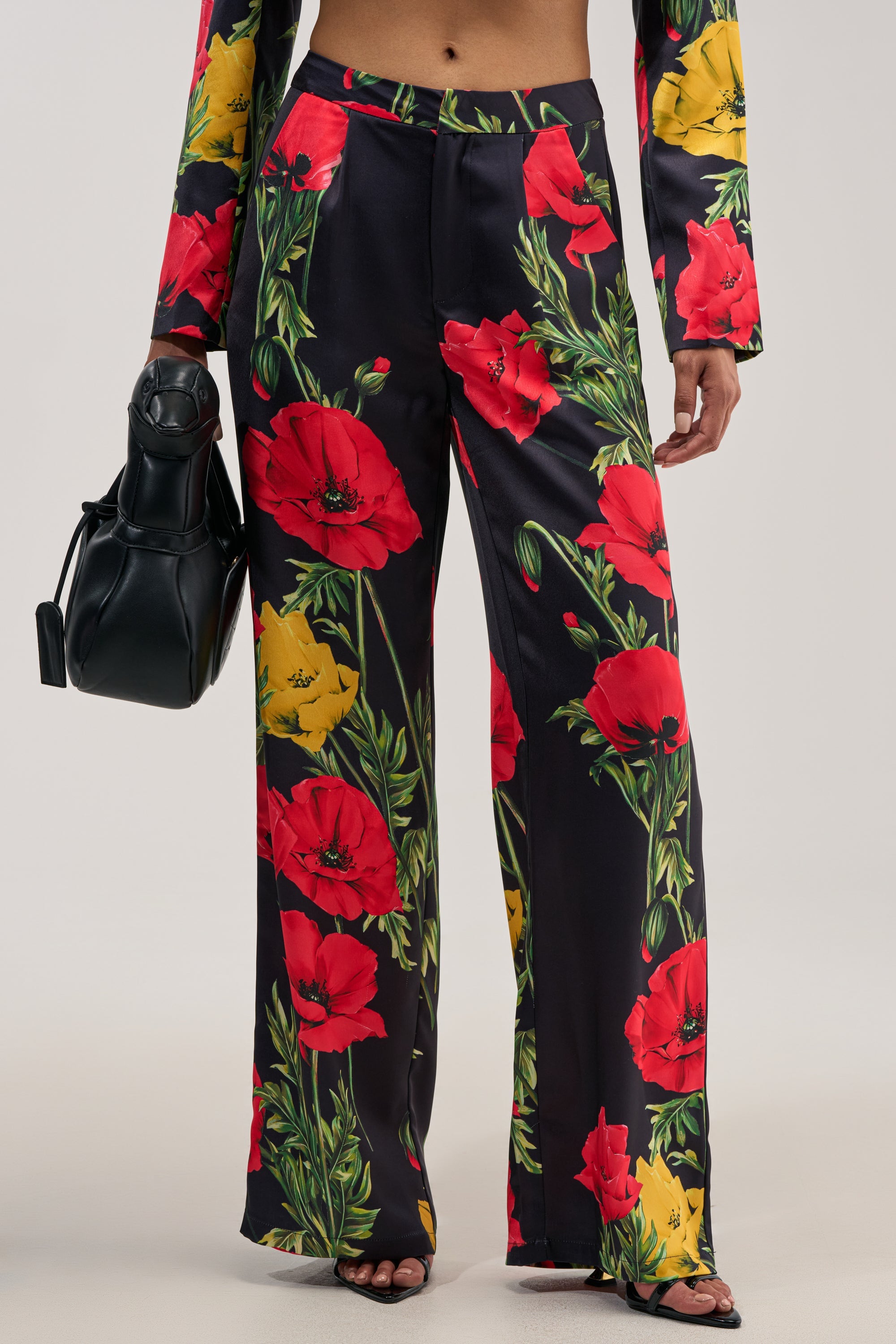 WILDFLOWER SATIN TROUSER