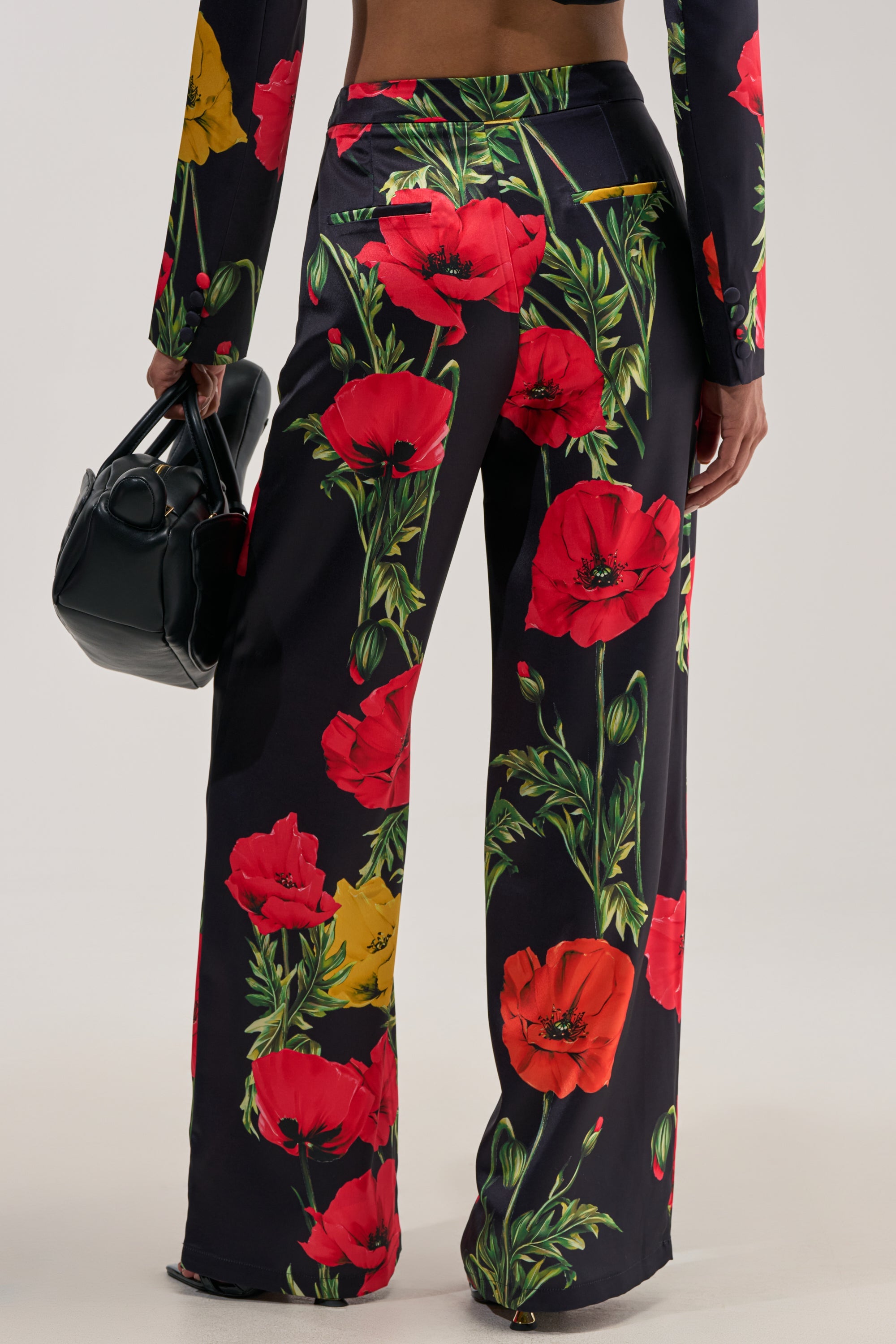 WILDFLOWER SATIN TROUSER