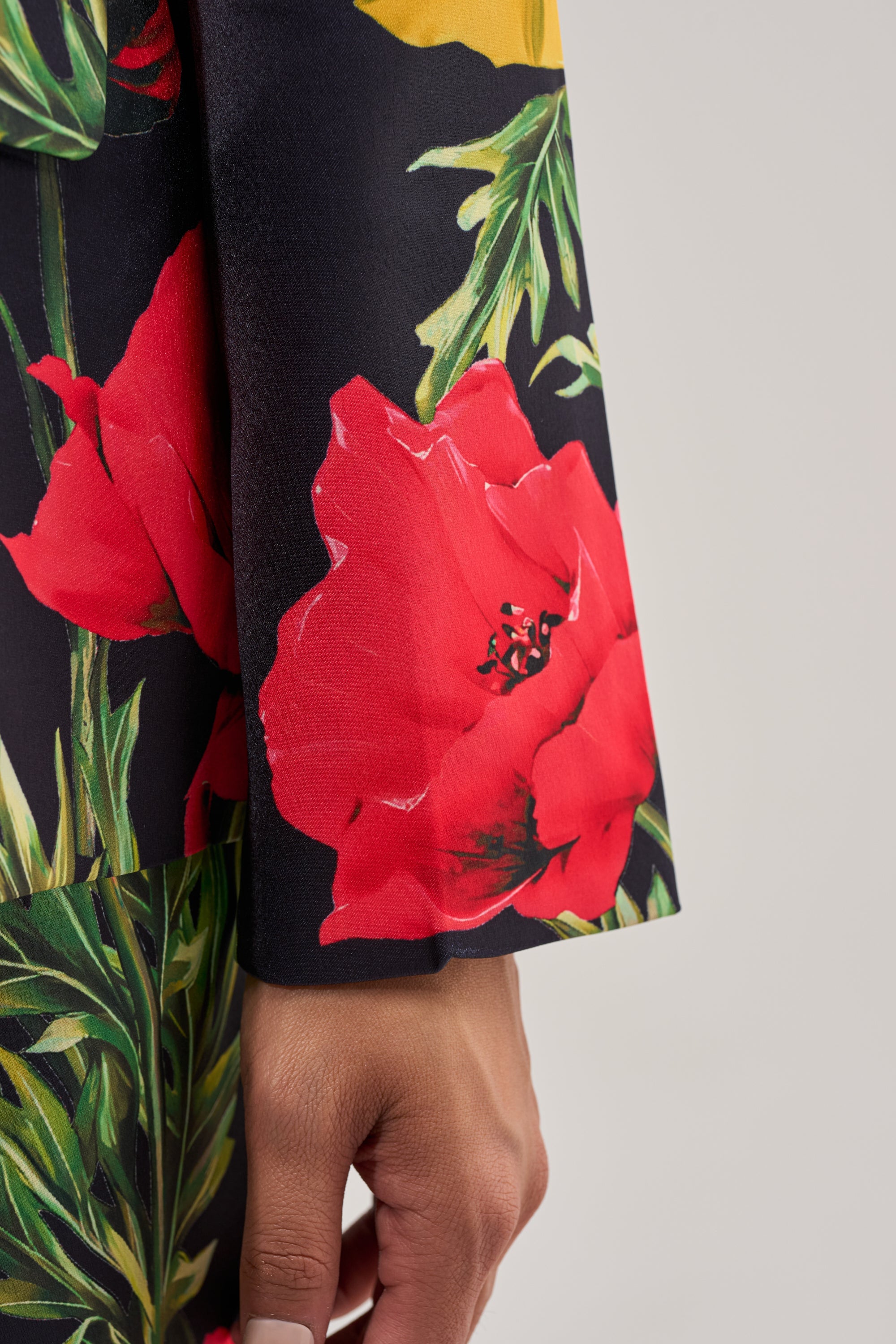 WILDFLOWER SATIN BLAZER