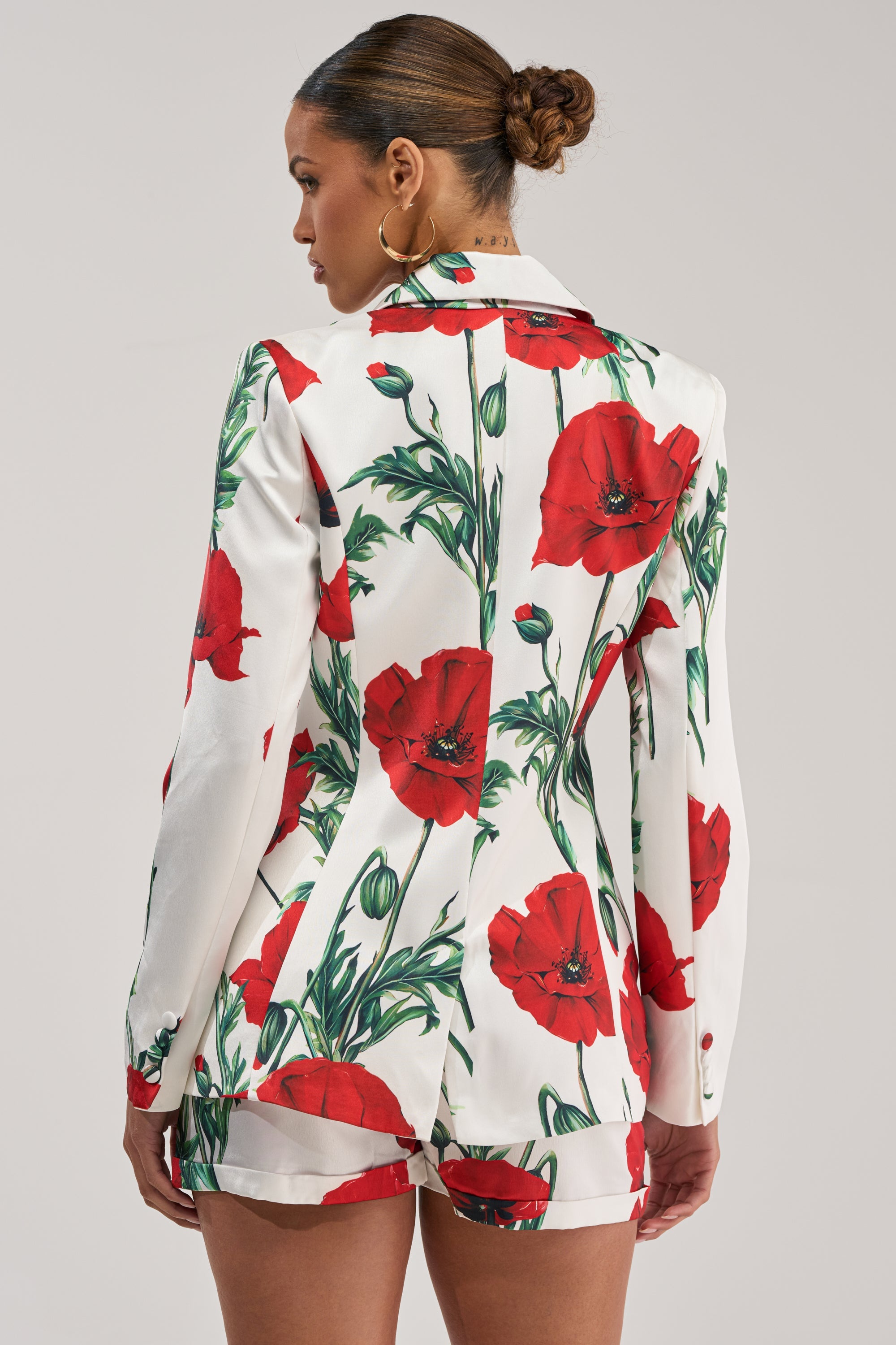 POPPY SATIN BLAZER