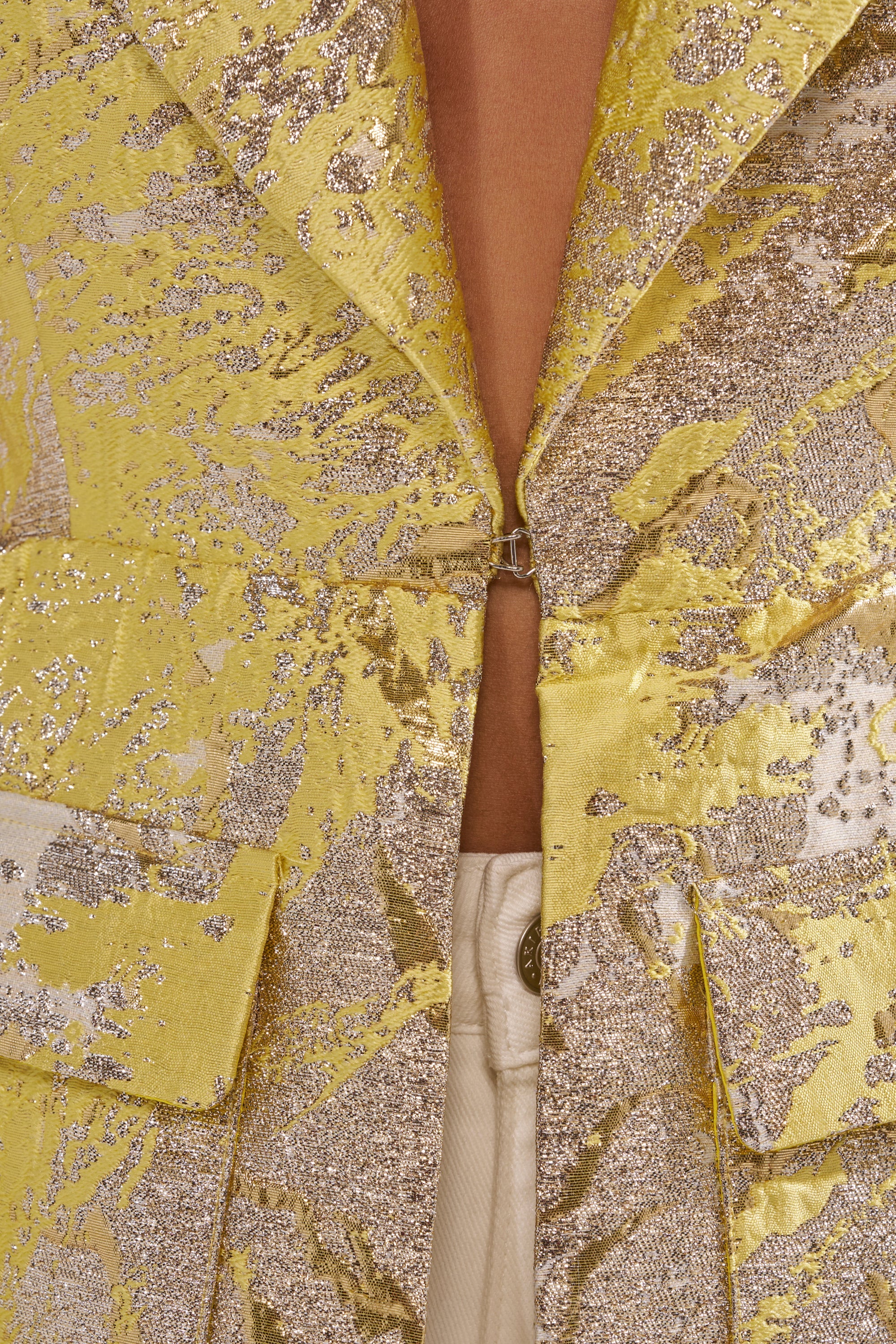 NAOMI BLAZER VEST IN BROCADE