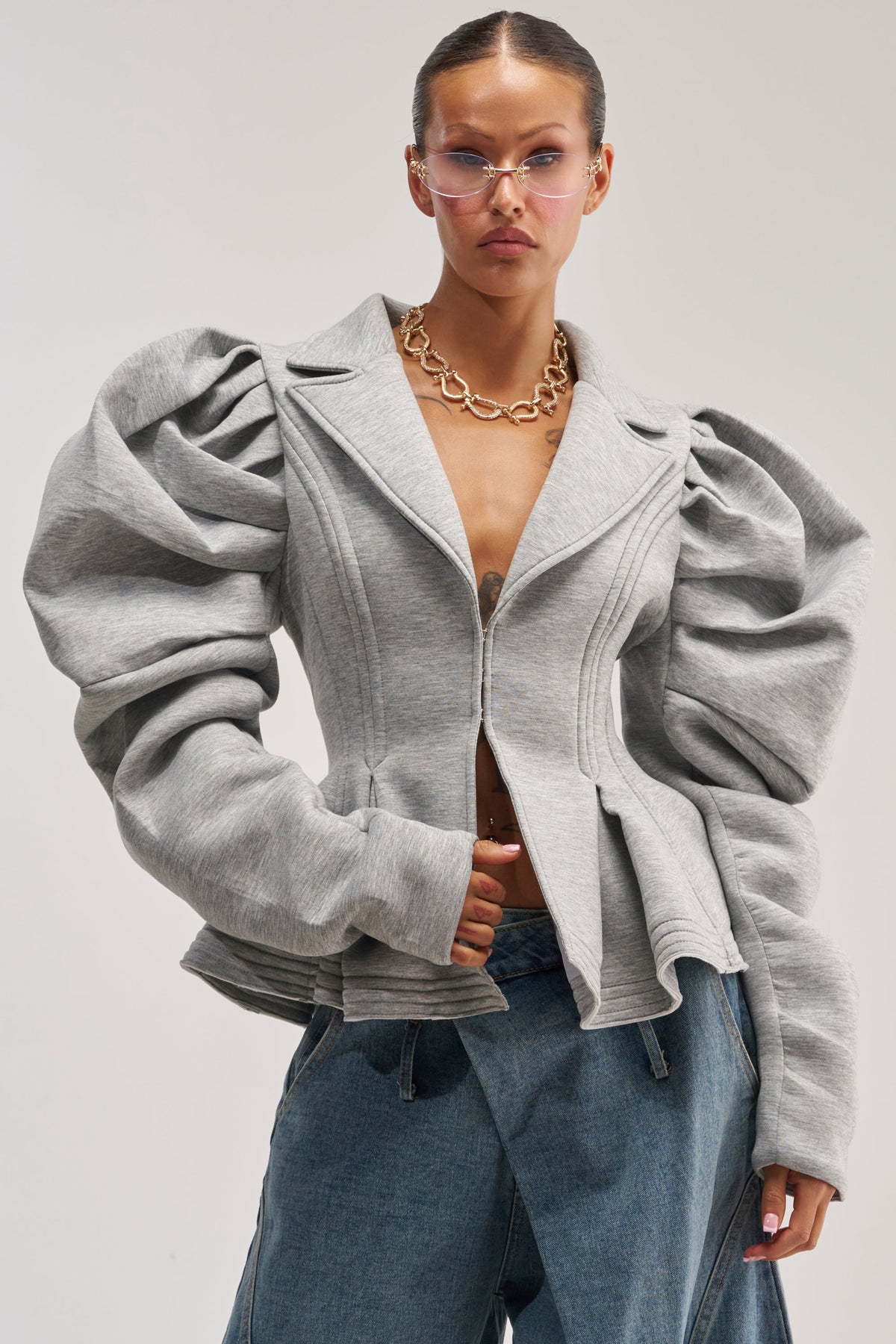 LIORA PEPLUM BLAZER