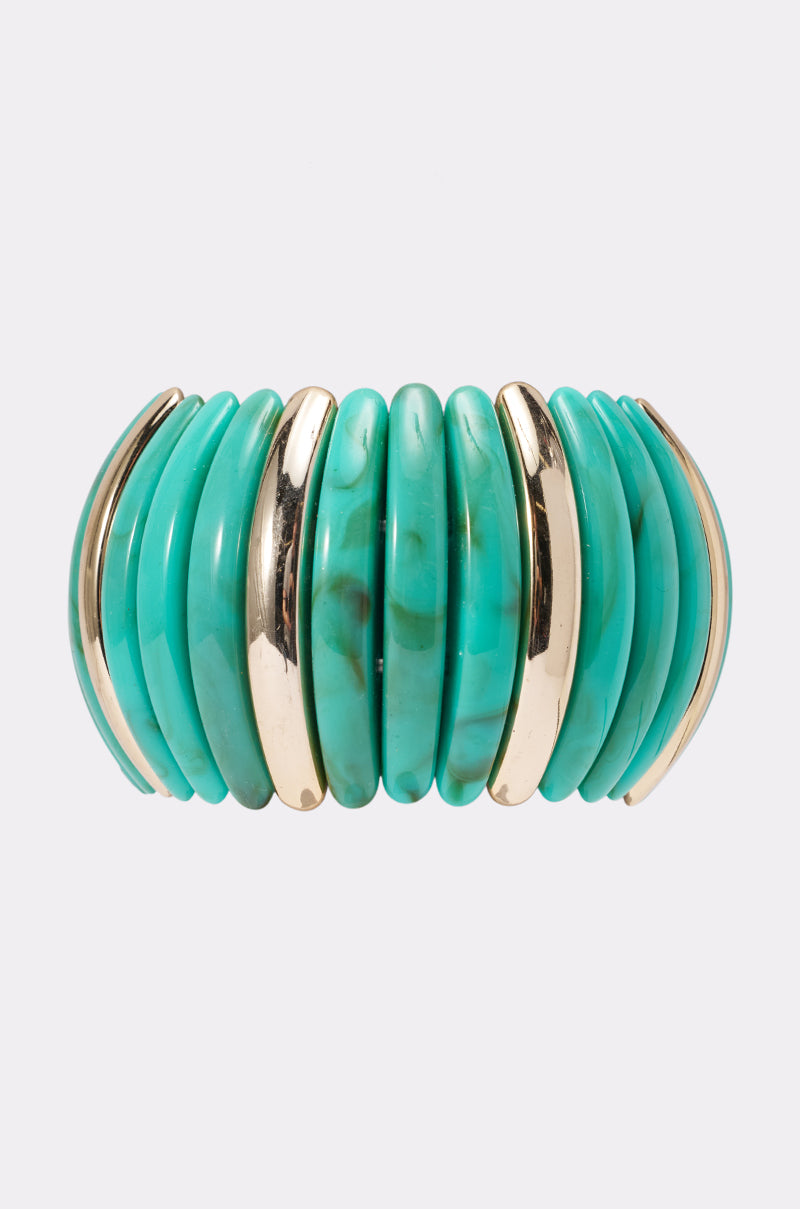 DISC BRACELET IN TURQUOISE