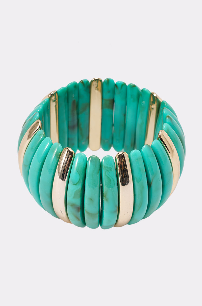 DISC BRACELET IN TURQUOISE