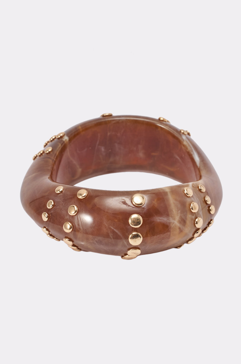 MOCHA GLOW RESIN BRACELET