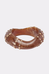 MOCHA GLOW RESIN BRACELET