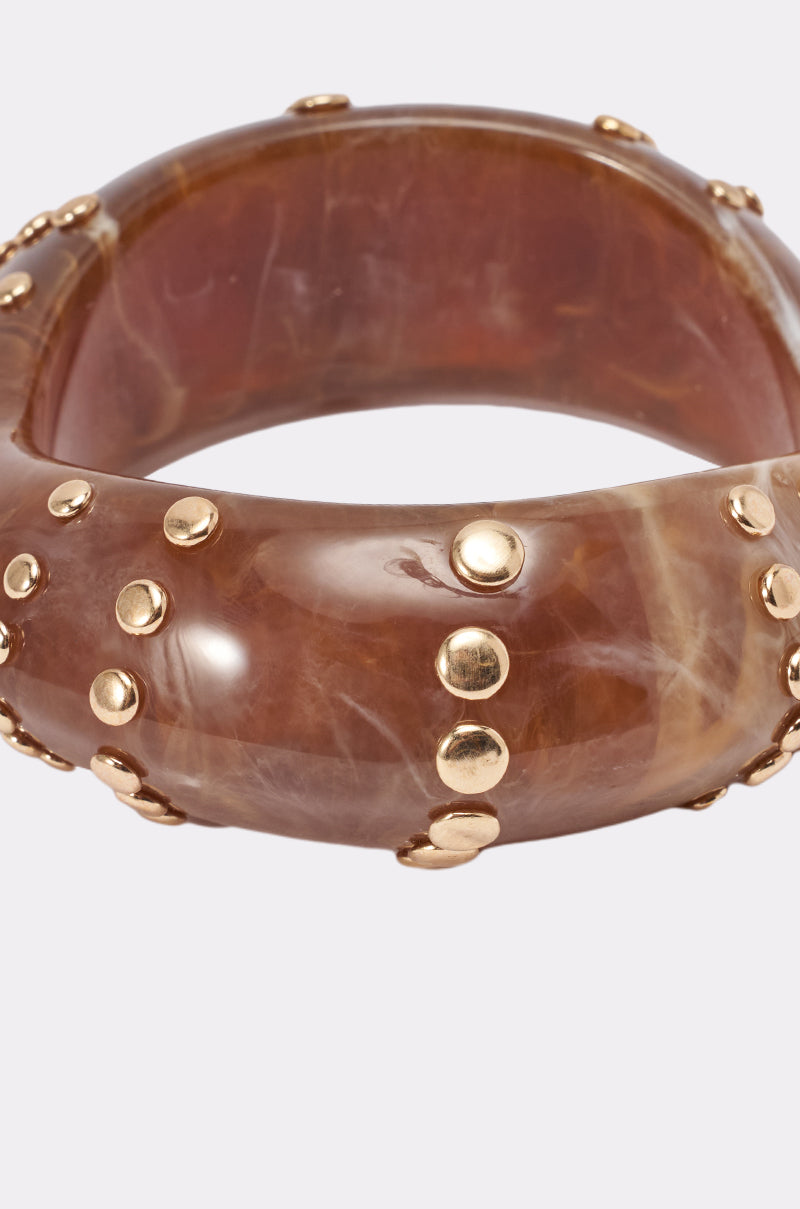 MOCHA GLOW RESIN BRACELET