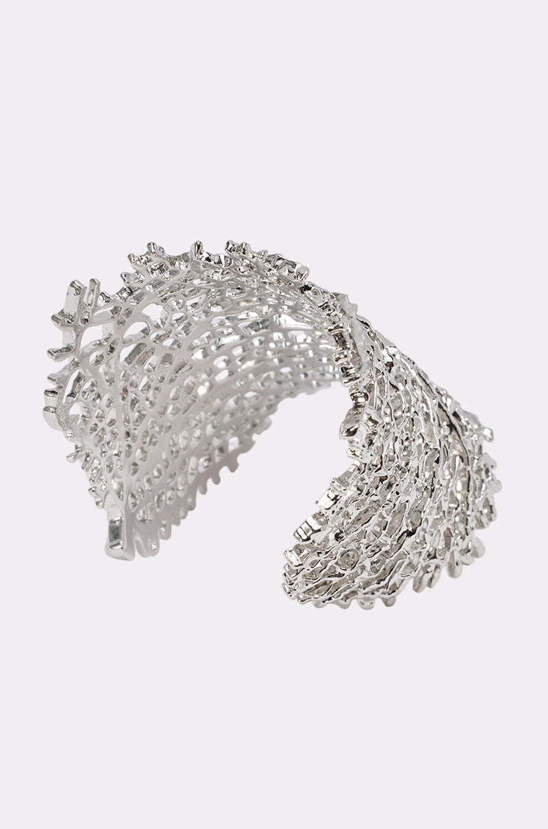 AT THE EVENT BRACELET CUFF IN SILVER