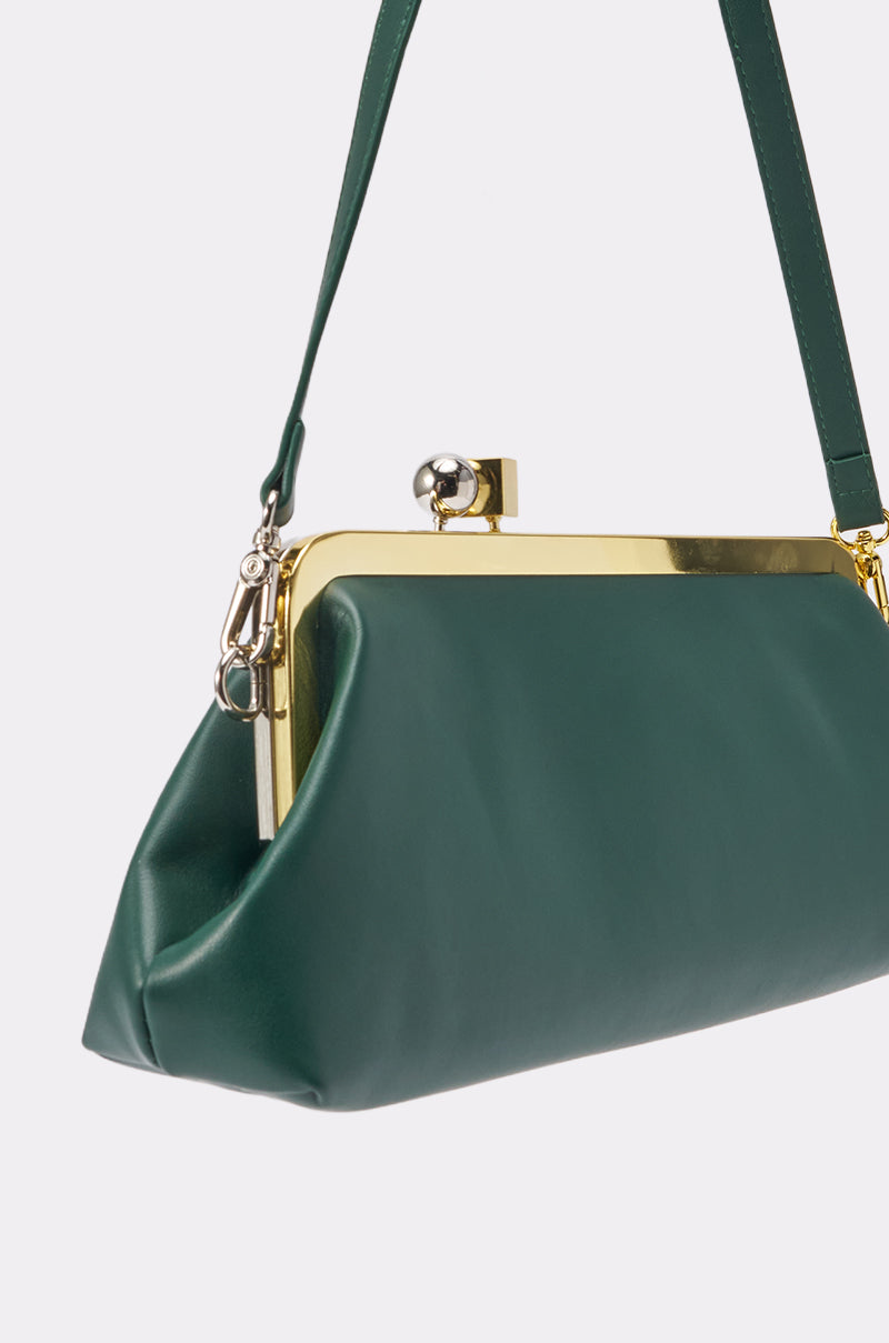 LEILA GREEN PURSE