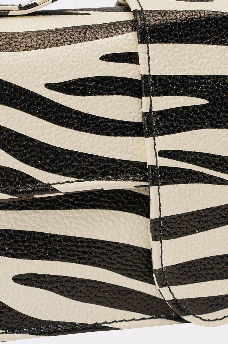 LETS GET WILD ZEBRA BAG