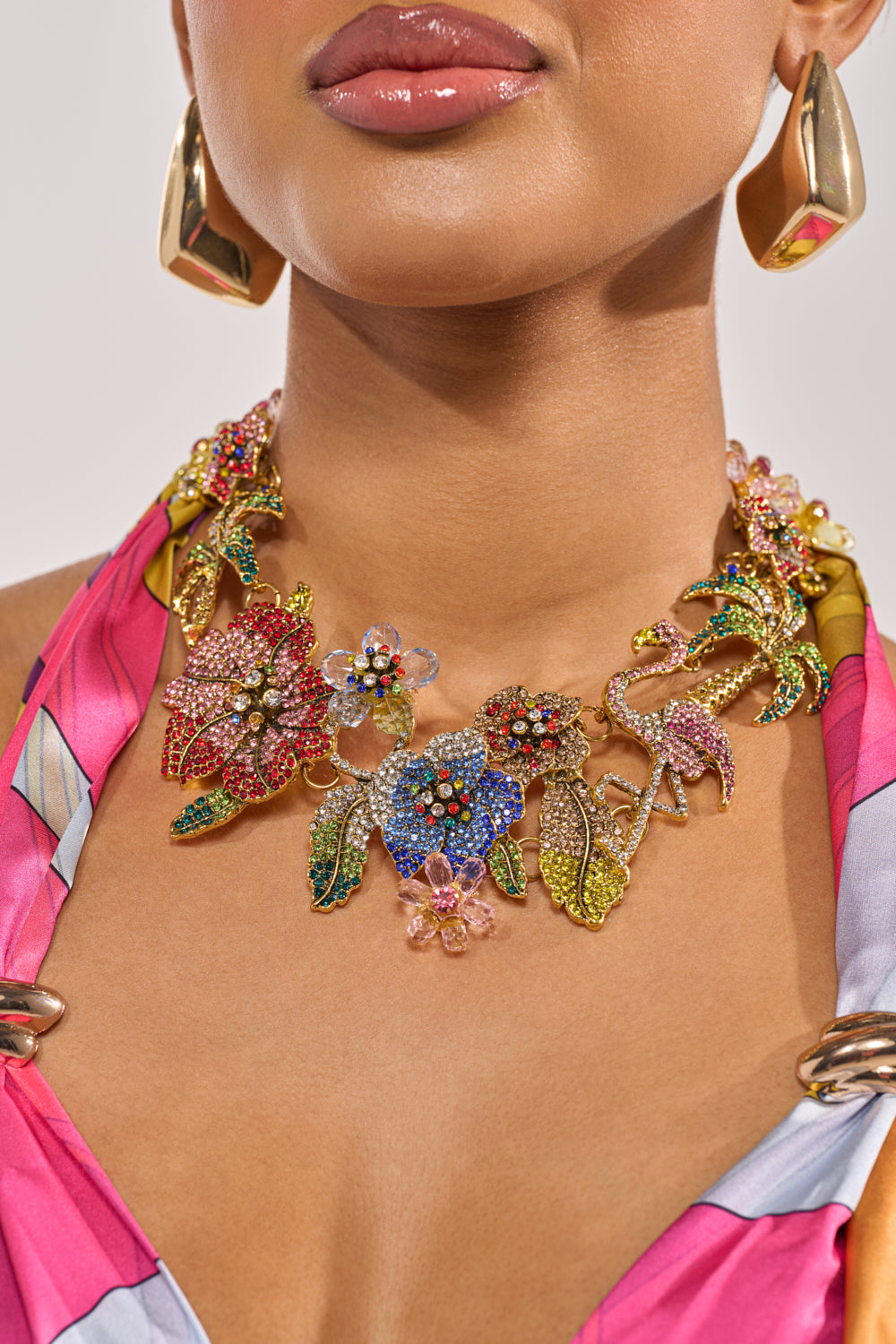 IN THE GARDEN STATEMENT NECKLACE