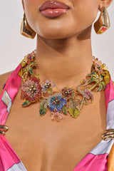 IN THE GARDEN STATEMENT NECKLACE