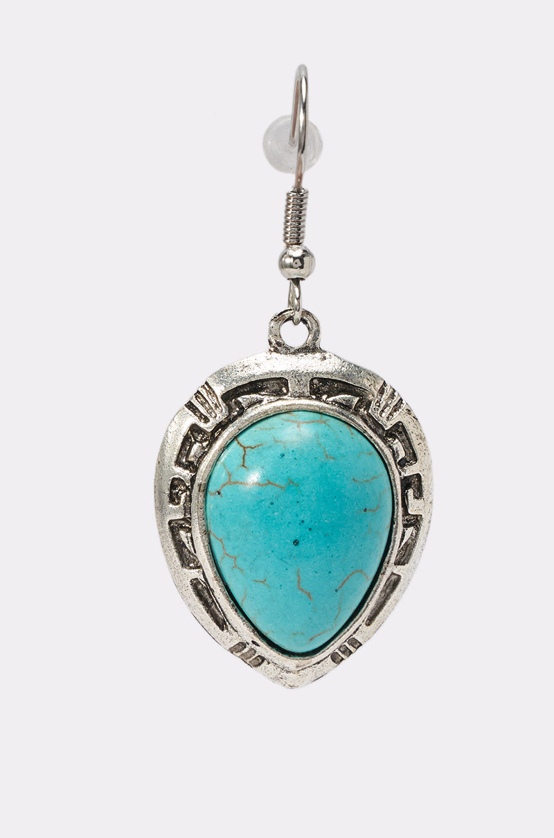 MALINA EMBELLISHED TURQUOISE NECKLACE SET