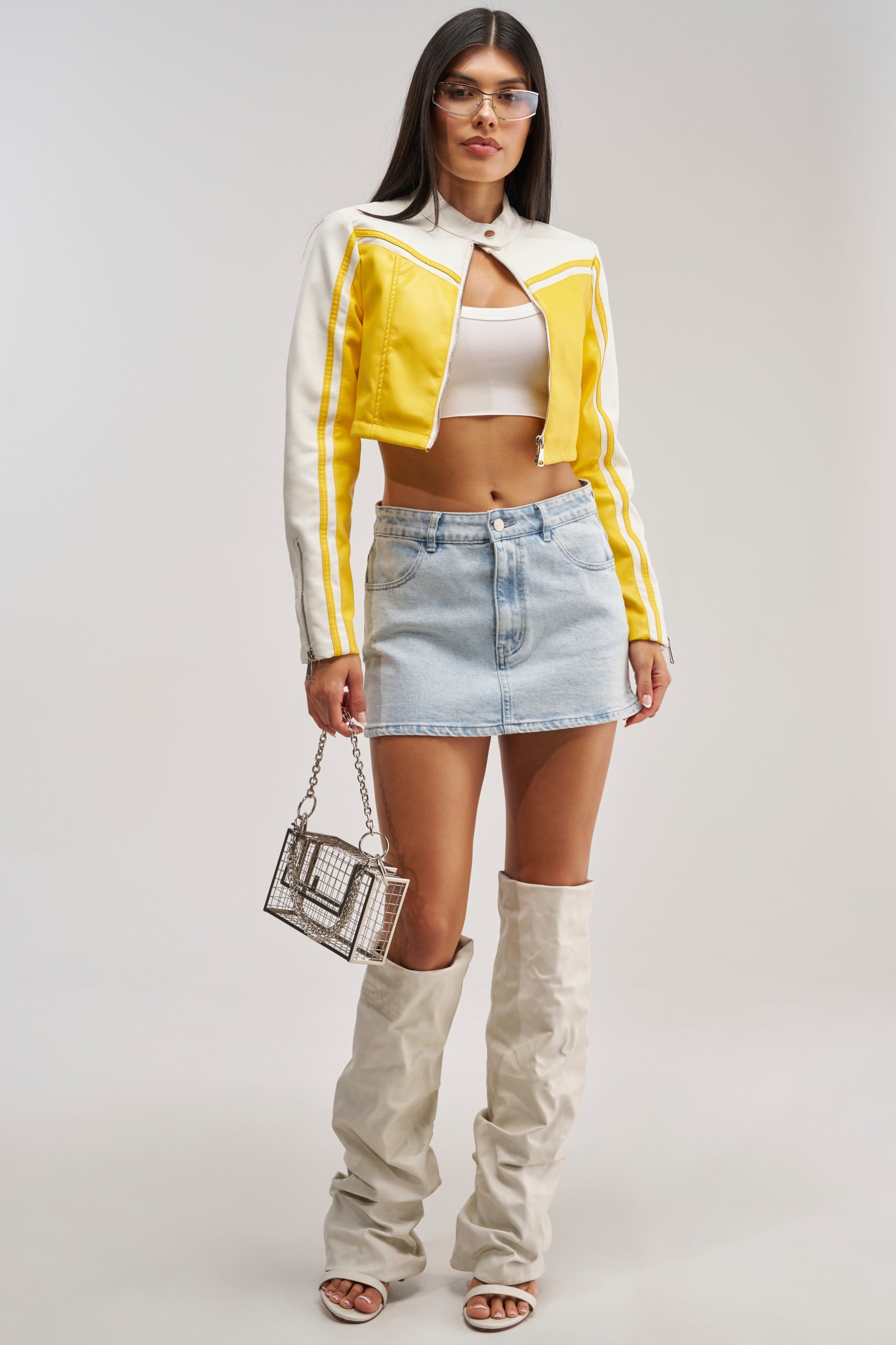 WEST LOOP RACER MOTO IN YELLOW