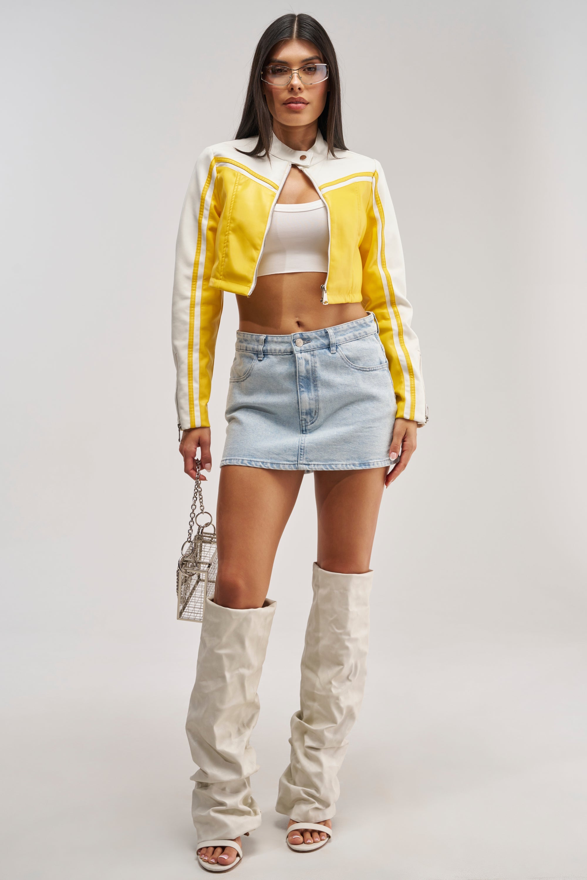 WEST LOOP RACER MOTO IN YELLOW