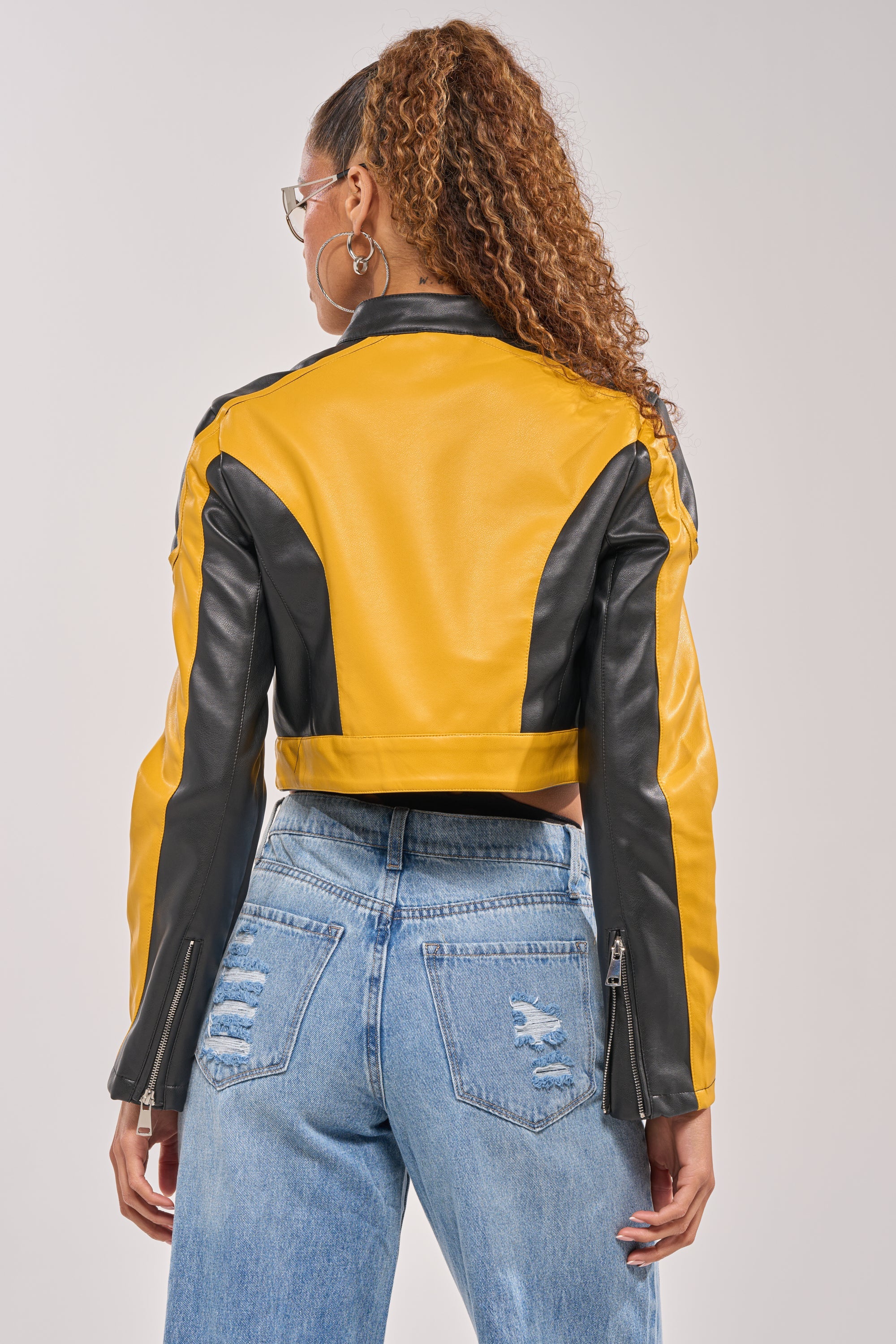 ON YOUR MARKS RACER MOTO IN YELLOW MULTI