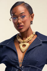 EARTH ANGEL NECKLACE IN WHITE