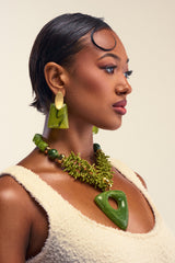 EARTH ANGEL NECKLACE IN GREEN