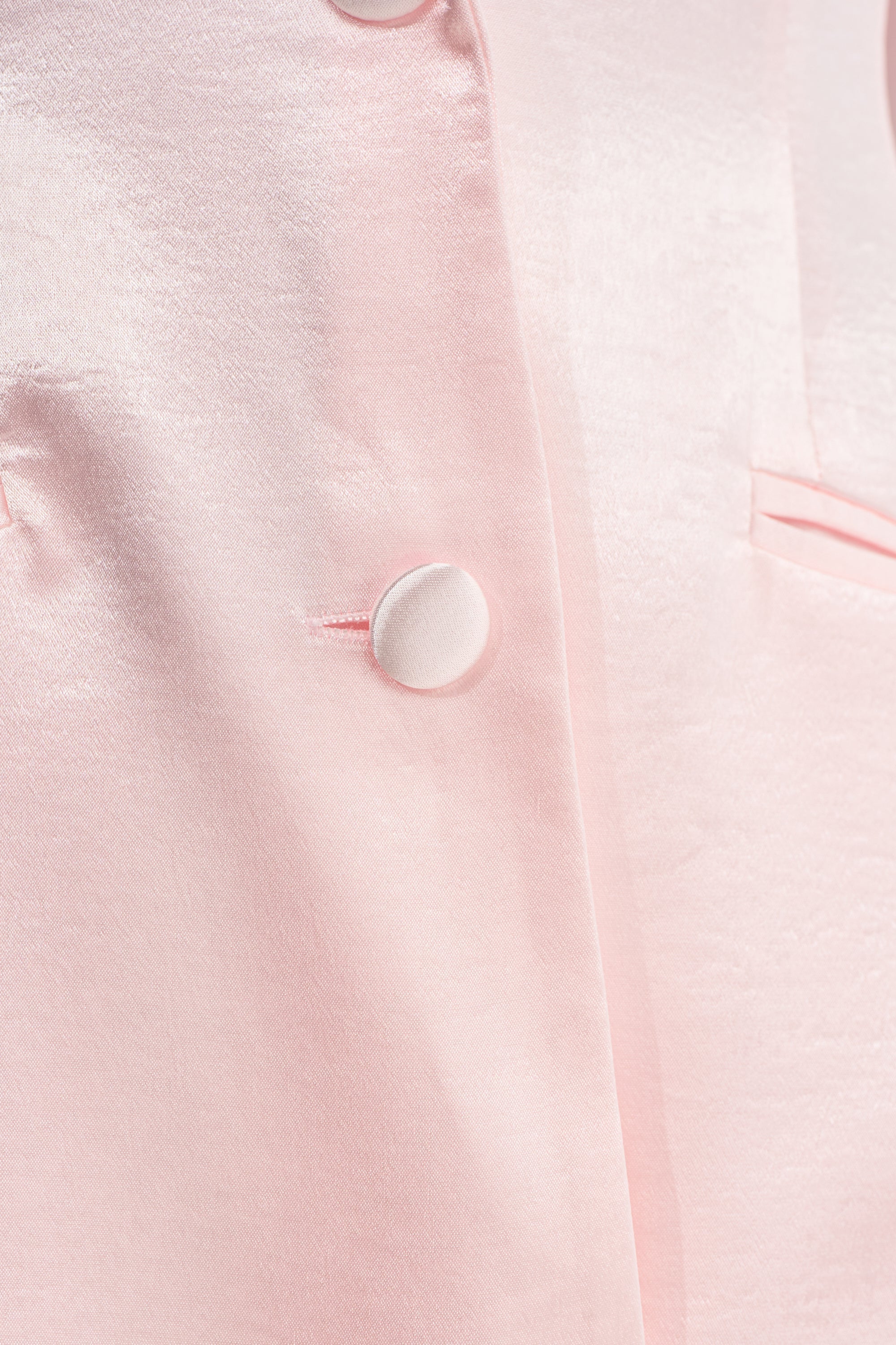 KIKI BABY PINK SATIN BLAZER