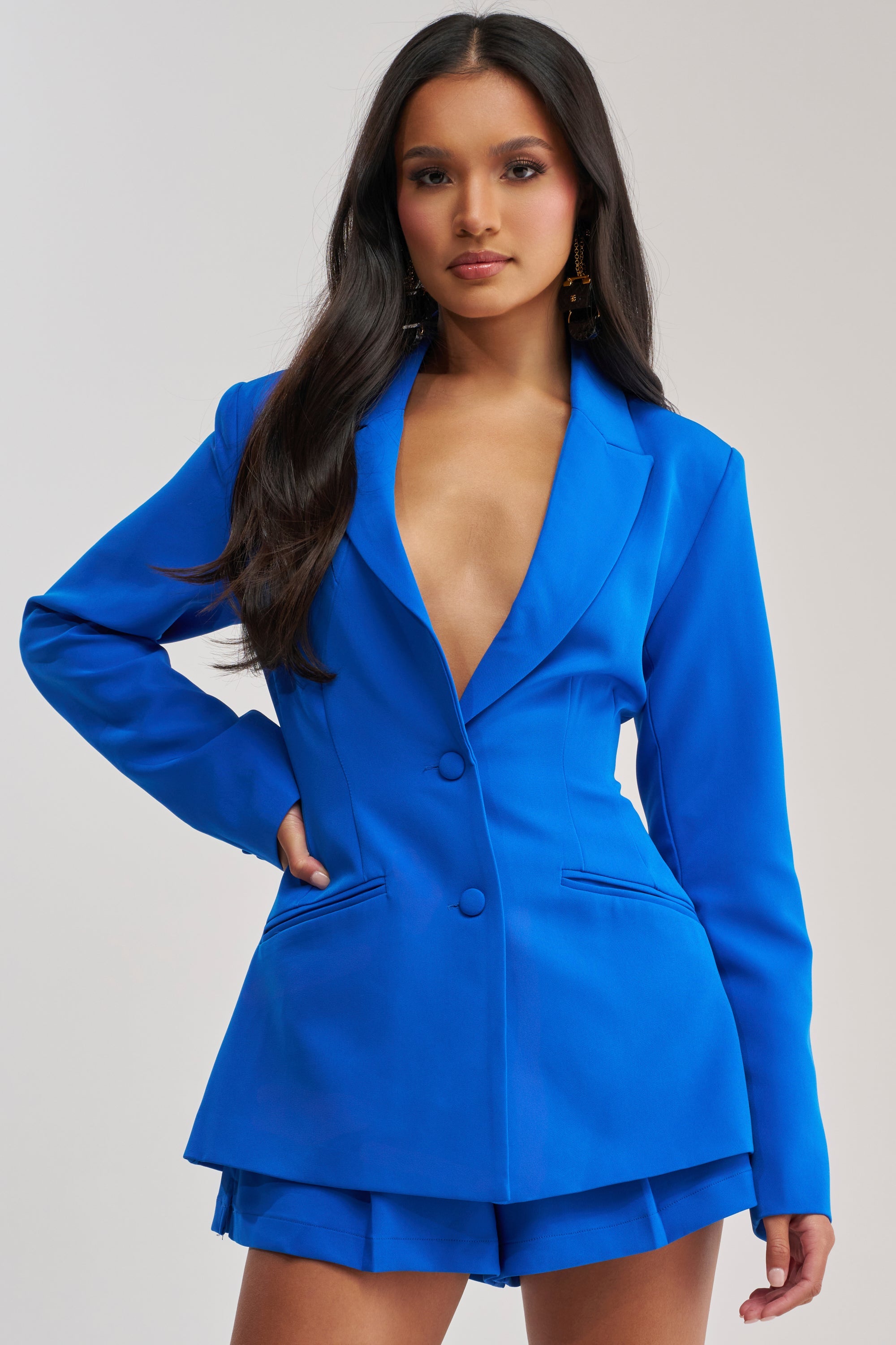 PENELOPE BLAZER IN ROYAL BLUE