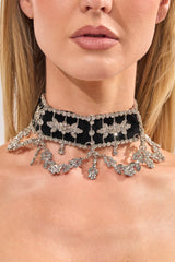 WHERES THE PARTY CHOKER NECKLACE