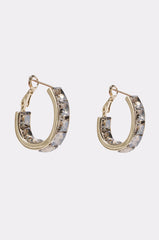 GLITZ AND GLAM GOLD EARRING