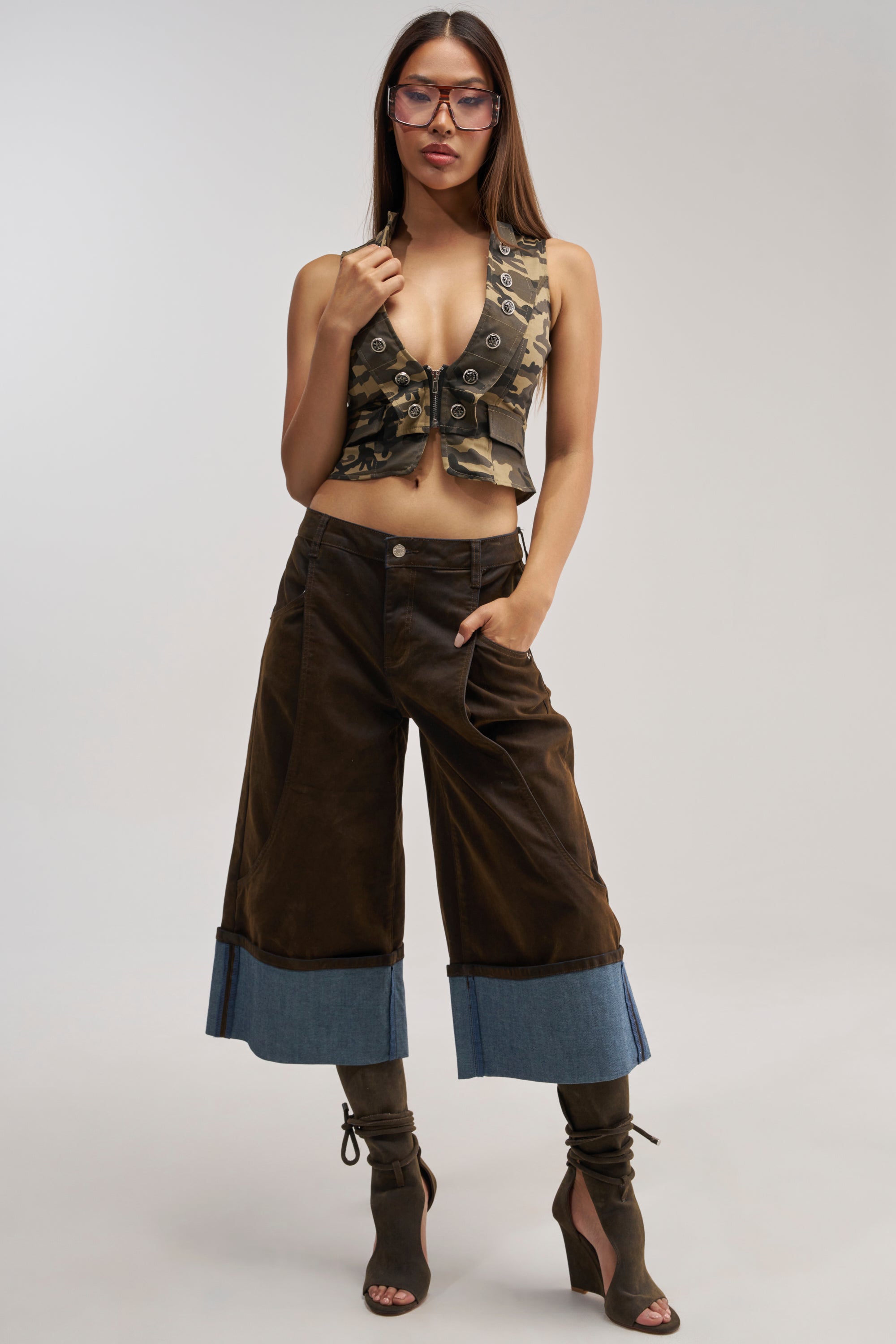 CADET KELLY ZIP FRONT VEST