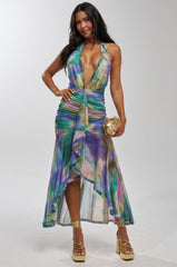 CAMERA READY MAXI DRESS IN PURPLE MANIA