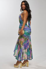 CAMERA READY MAXI DRESS IN PURPLE MANIA