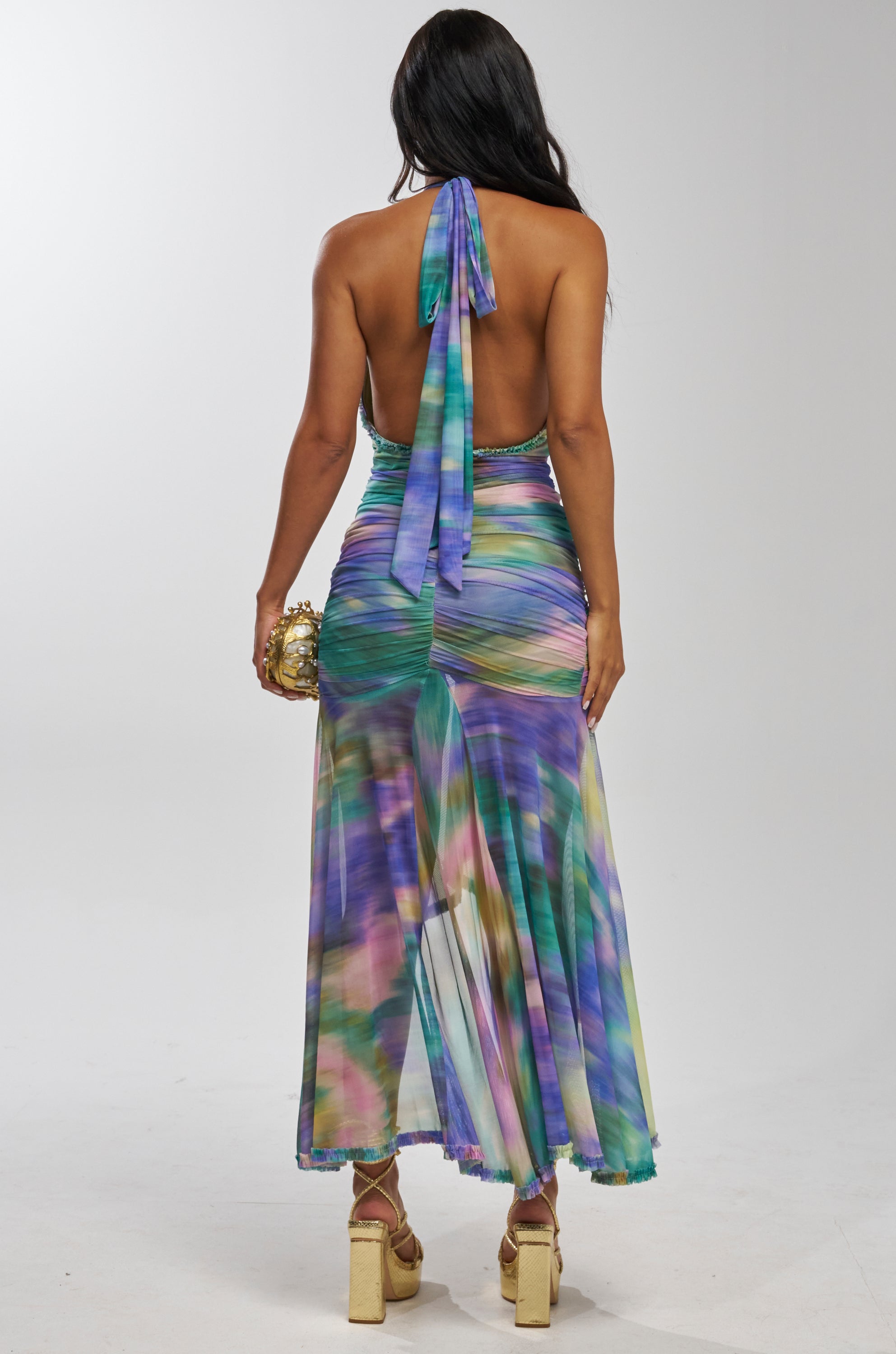 CAMERA READY MAXI DRESS IN PURPLE MANIA