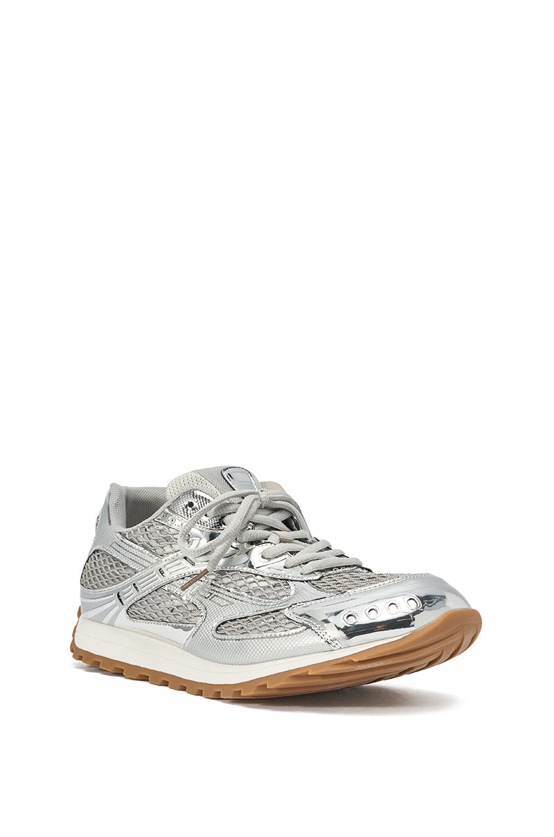 AKIRA GOLD LENIYA SILVER SNEAKER