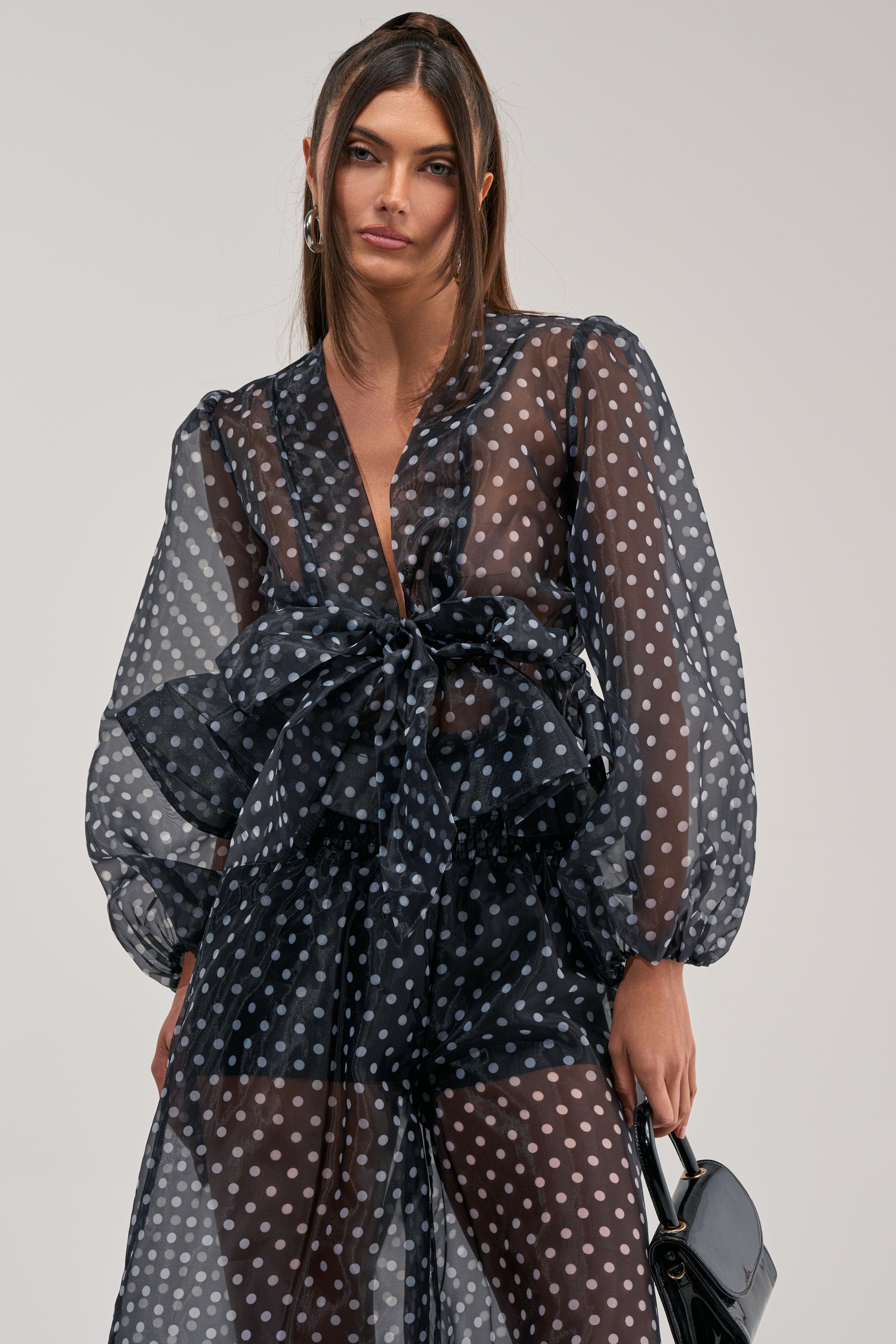 PRETTY GIRL POLKA DOT BLOUSE