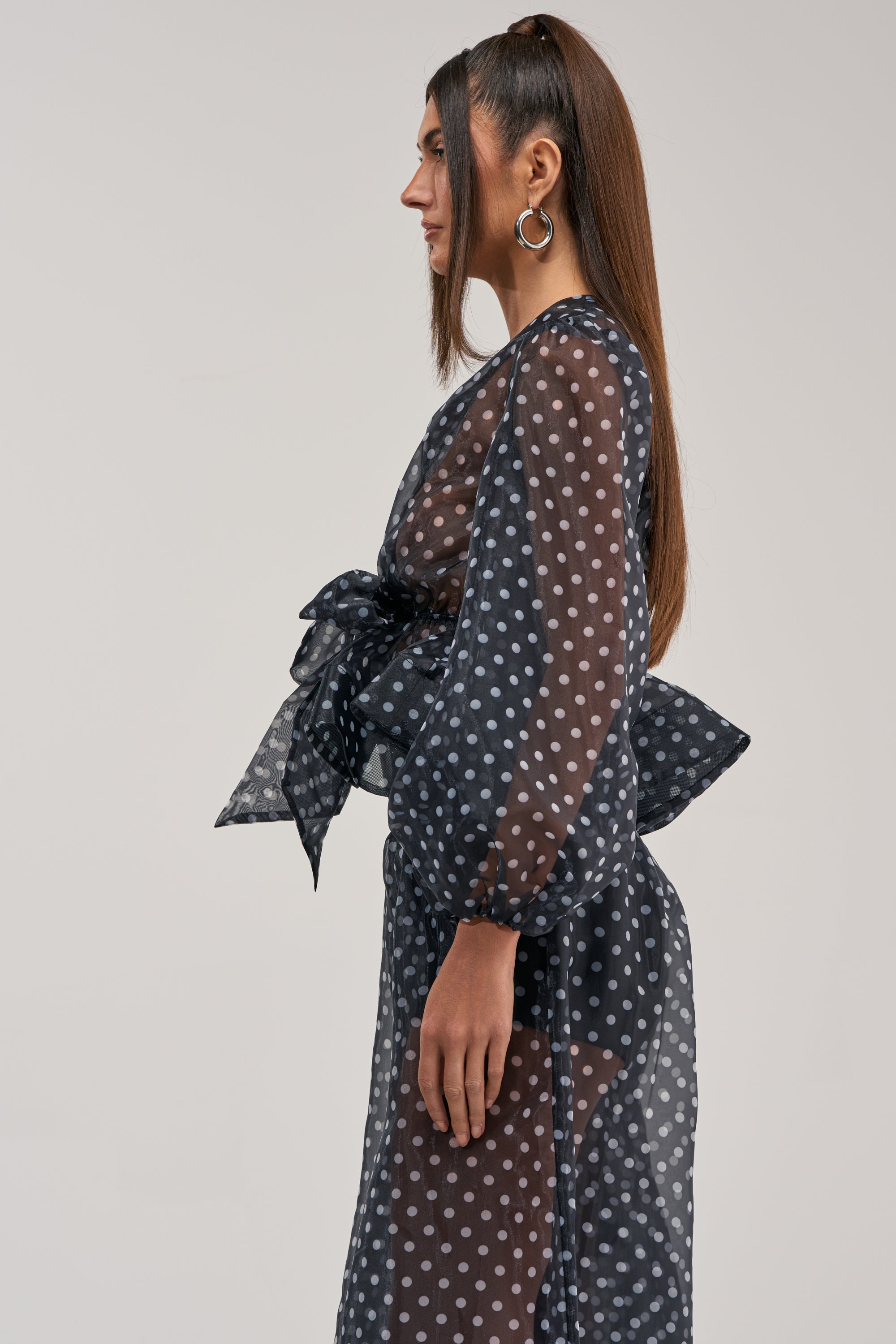 PRETTY GIRL POLKA DOT BLOUSE