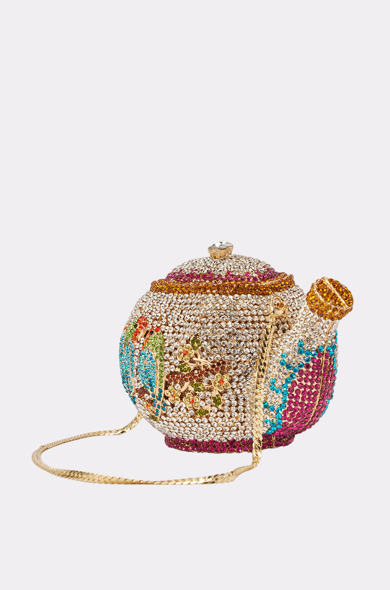 WHATS THE TEA BLING PURSE