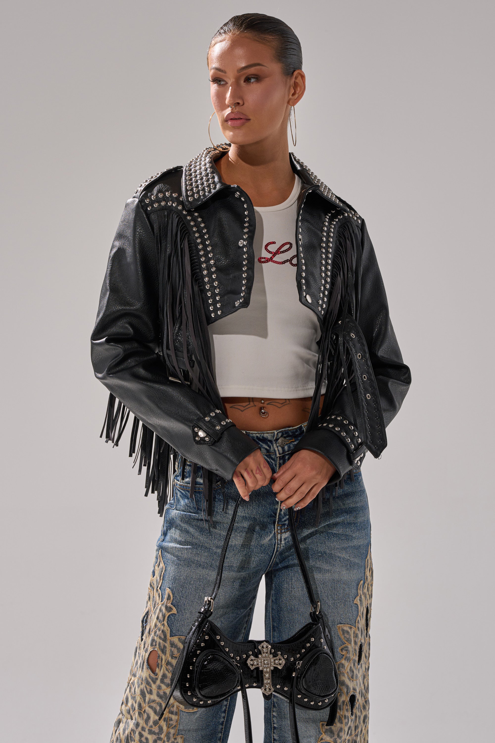 RUMI CROPPED MOTO