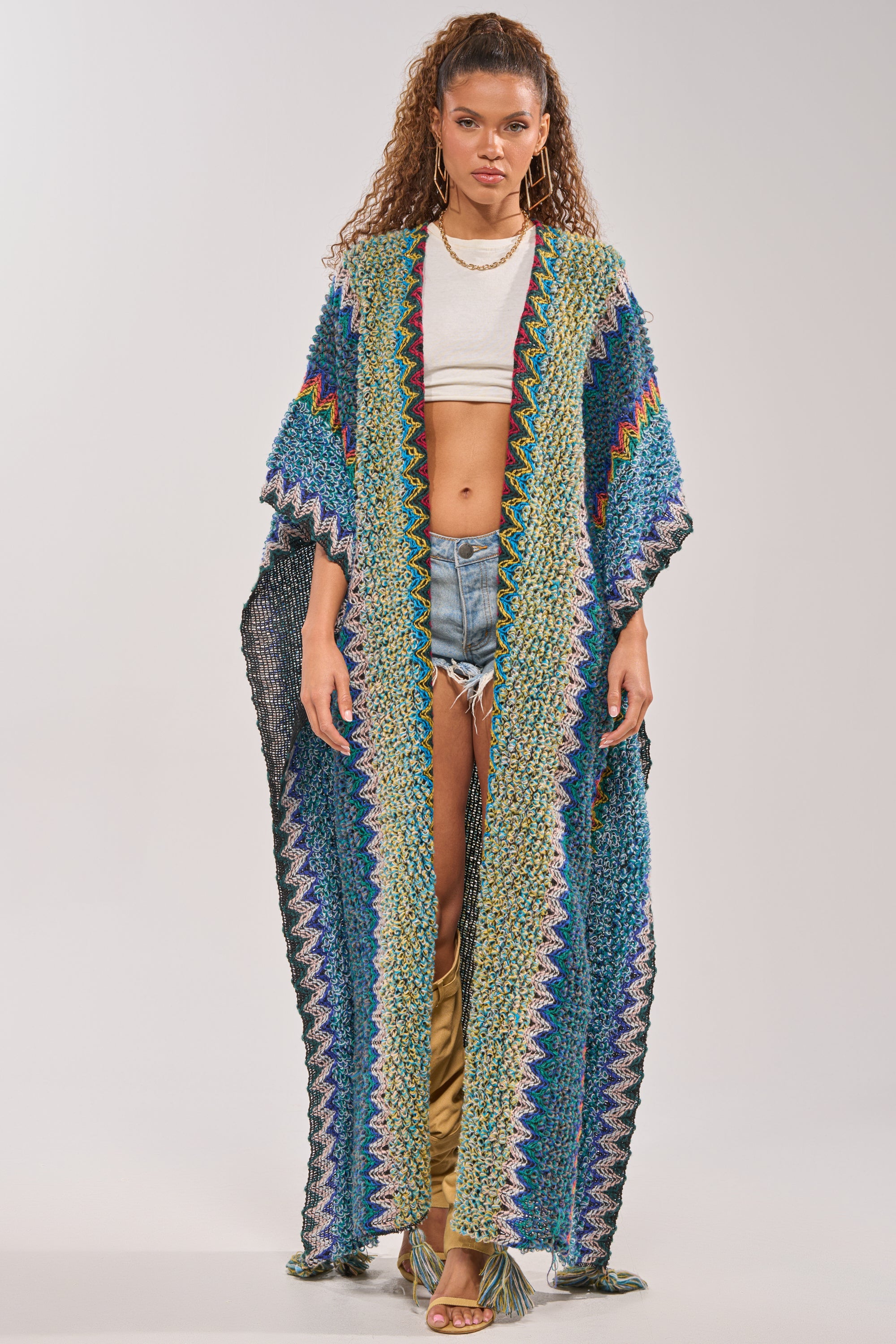 DESERT MOSAIC LONG CARDIGAN