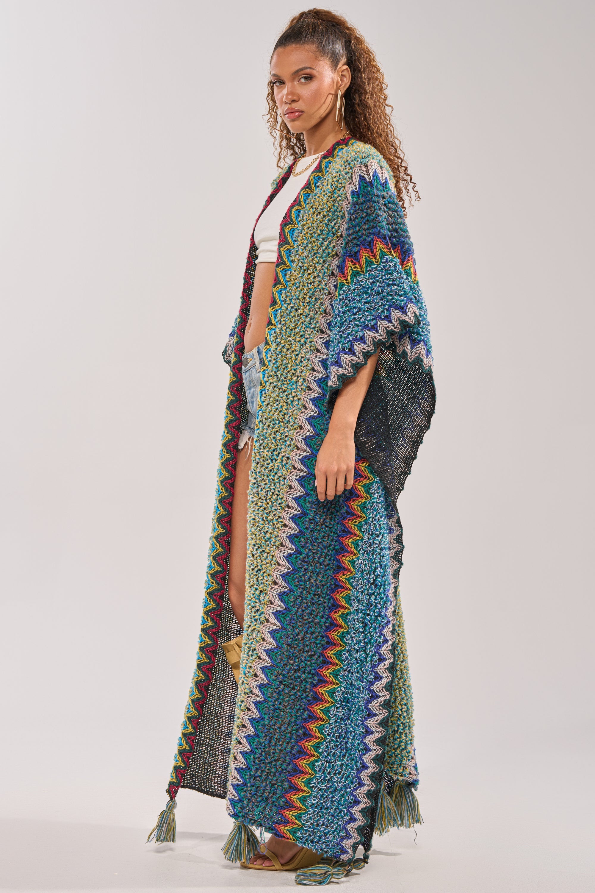 DESERT MOSAIC LONG CARDIGAN