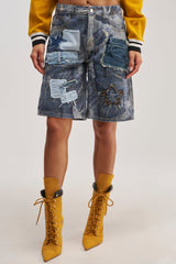 STARS IN THE SKY DENIM SHORT