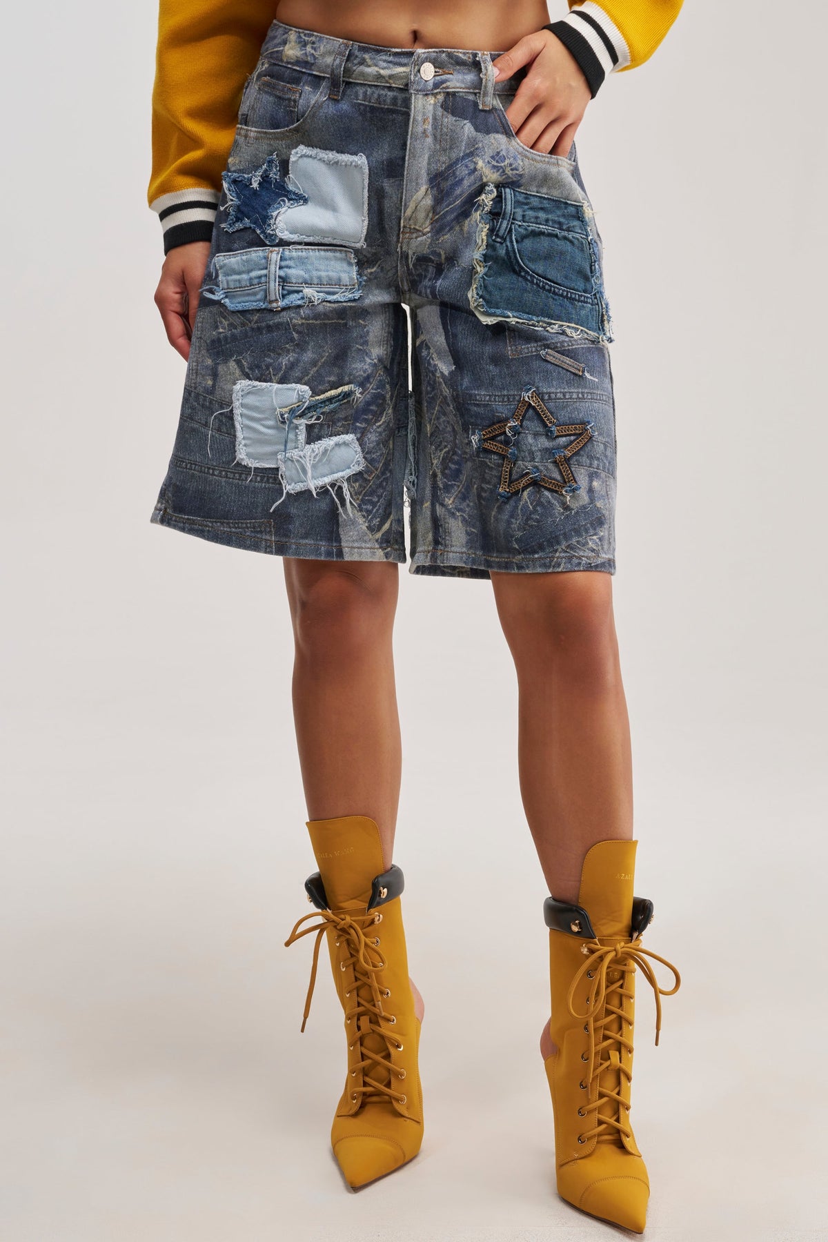 STARS IN THE SKY DENIM SHORT