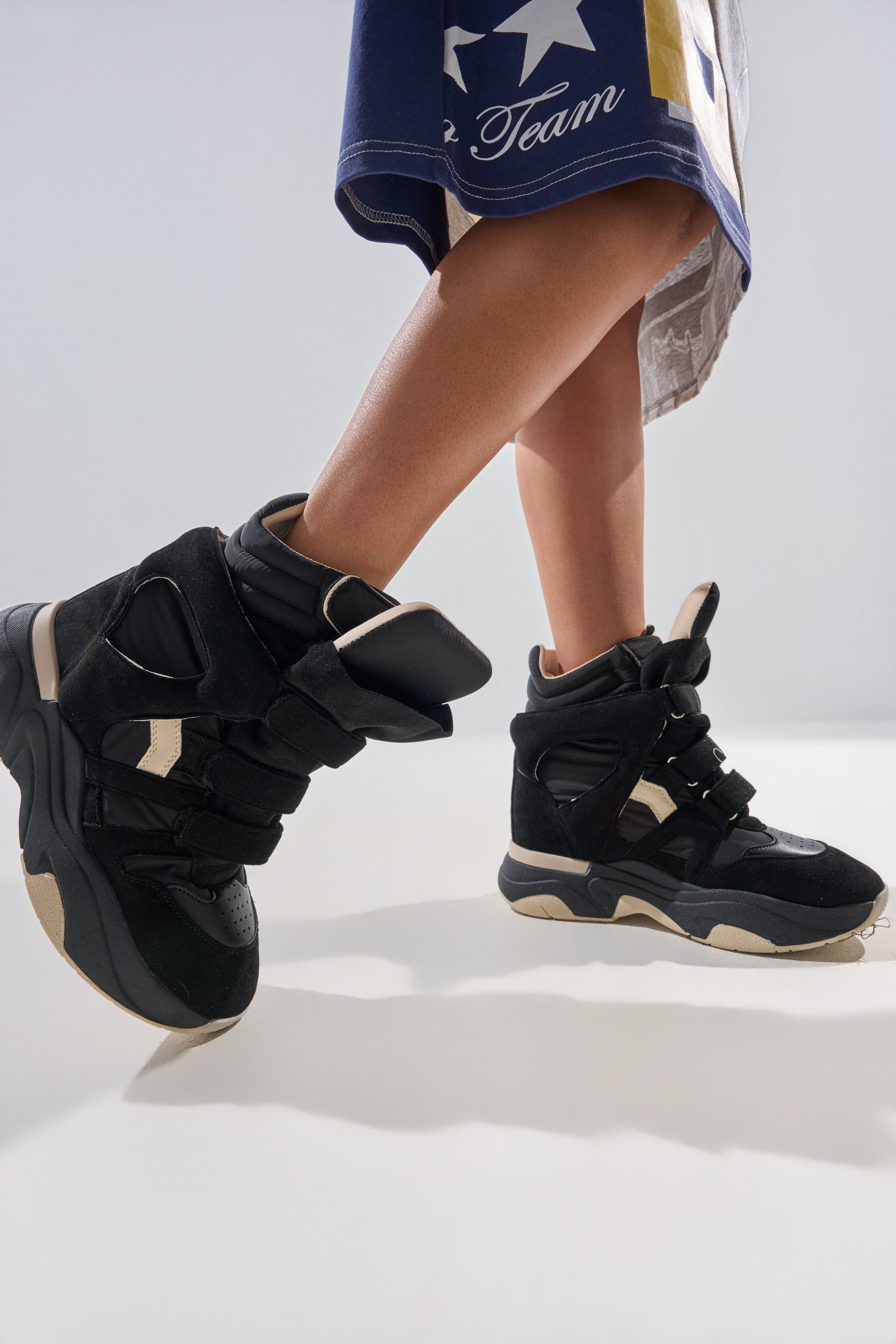 MARANTO CHUNKY BLACK SNEAKER
