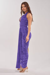 TILL SUNRISE MAXI DRESS IN DEEP PURPLE