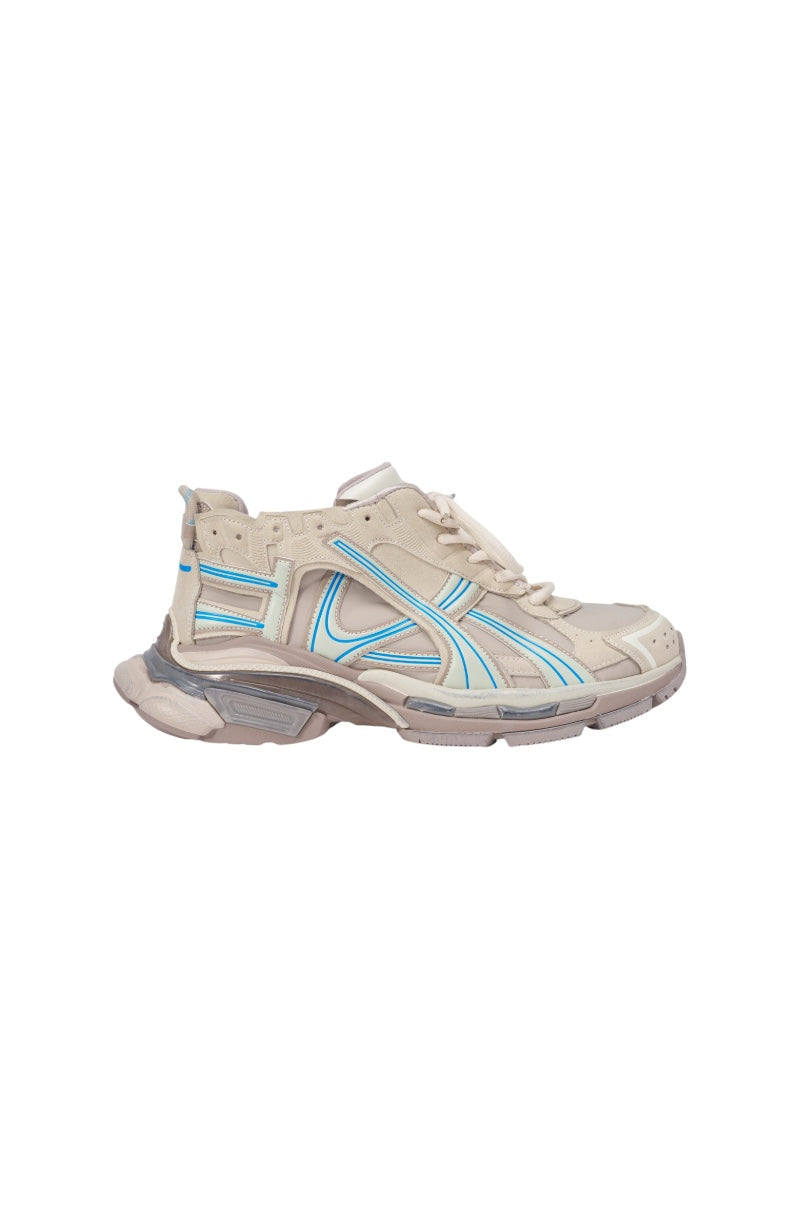 AKIRA GOLD MELAE LIGHT GREY SNEAKER