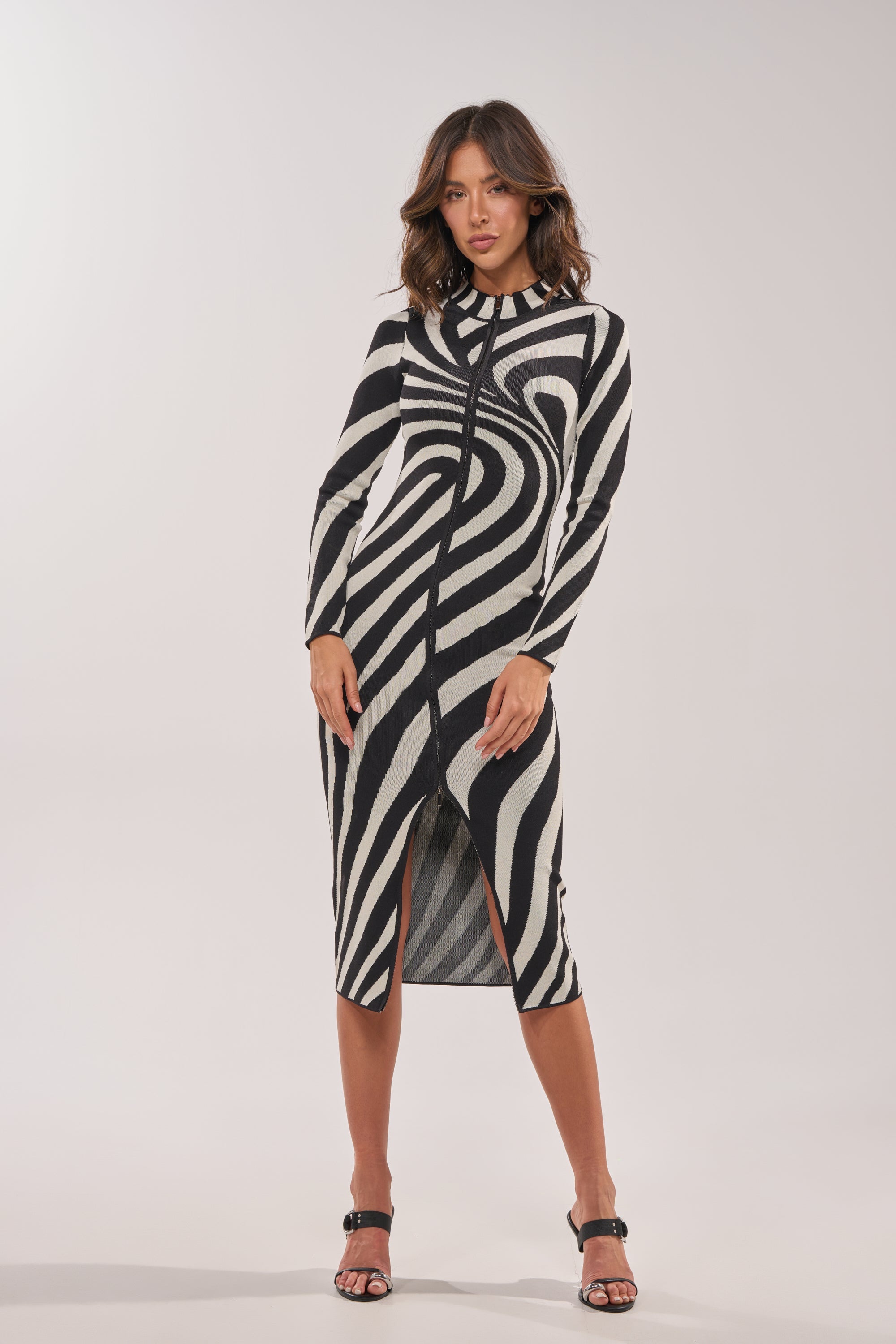 UNDER MY SPELL MIDI DRESS